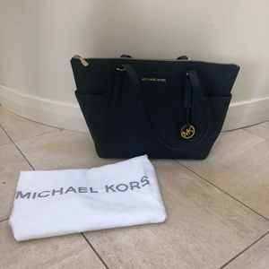 Michael Kors shoulder bag in navy blue